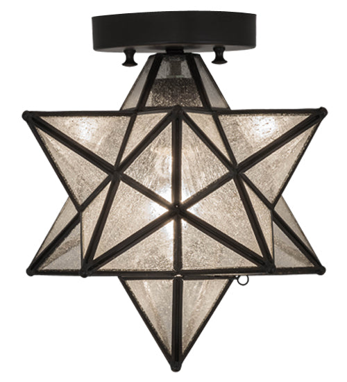Meyda Tiffany Moravian Star 155264 Ceiling Light - Clear Seedy