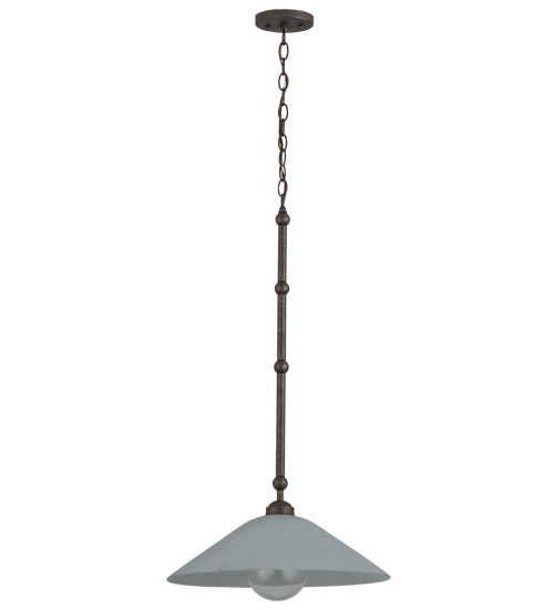 Meyda Tiffany Elijah 155285 Pendant Light - Gilded Tobacco/Frosted Glass
