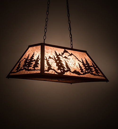 Meyda Tiffany Mountain Range 155300 Pendant Light - Rust