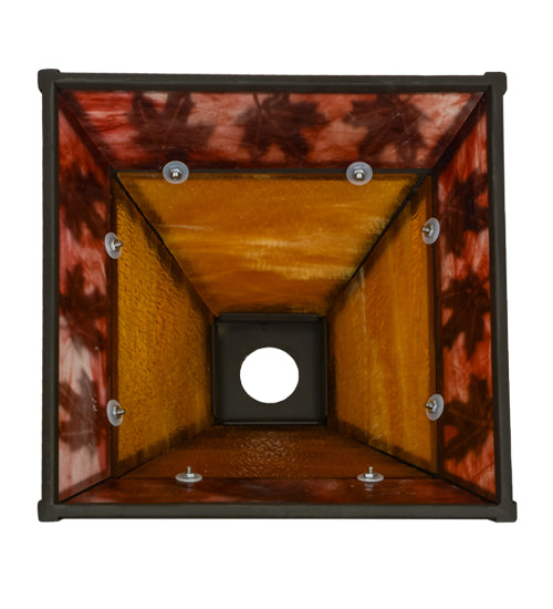 Meyda Tiffany Lighting 155314 Maple Leaf Shade Lamp Shade Bronze / Dark