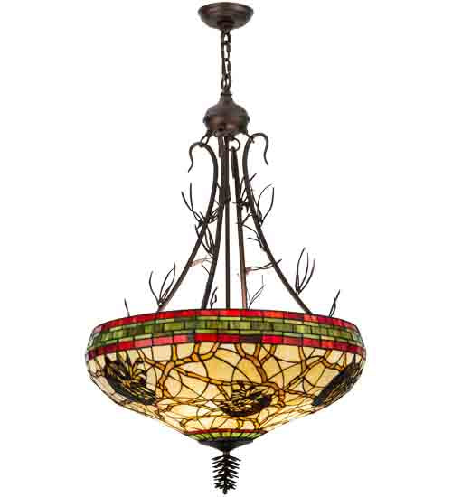 Meyda Tiffany Pinecone 155394 Pendant Light - Mahogany Bronze