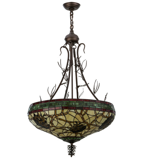 Meyda Tiffany Pinecone 155394 Pendant Light - Mahogany Bronze