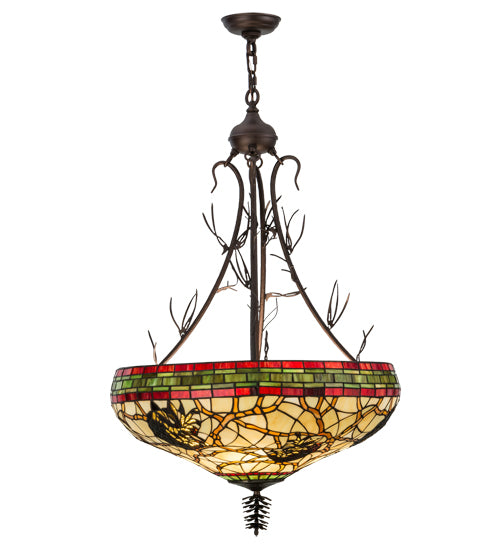 Meyda Tiffany Pinecone 155394 Pendant Light - Mahogany Bronze