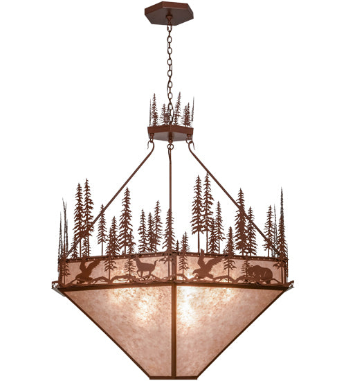 Meyda Tiffany Wildlife At Pine Lake 155414 Pendant Light - Rust