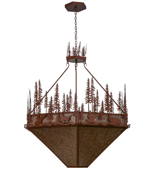 Meyda Tiffany Wildlife At Pine Lake 155414 Pendant Light - Rust