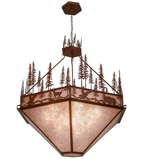 Meyda Tiffany Wildlife At Pine Lake 155414 Pendant Light - Rust