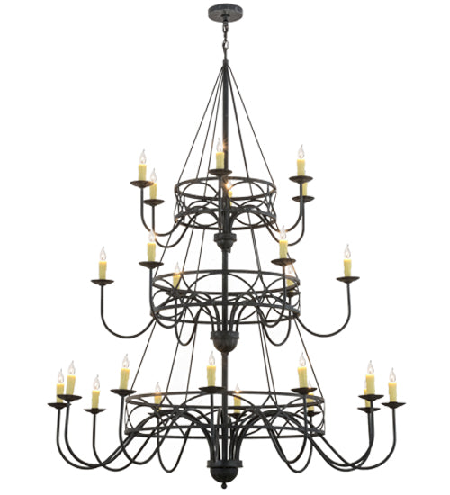 Meyda Tiffany Polonella 155775 Chandelier Light - Antique Iron Gate