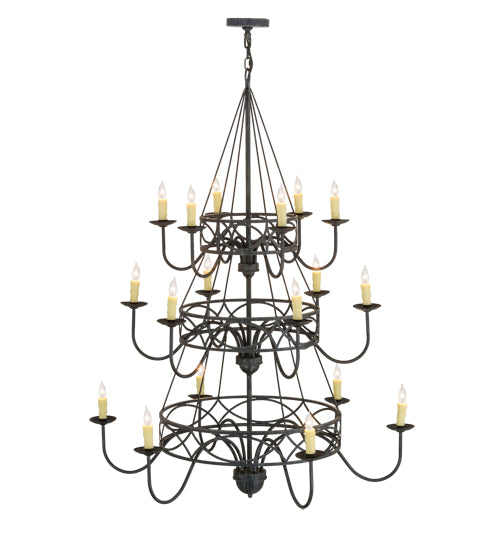 Meyda Tiffany Polonella 155776 Chandelier Light - Antique Iron Gate