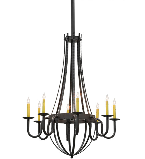 Meyda Tiffany Barrel Stave 155819 Chandelier Light - Timeless Bronze