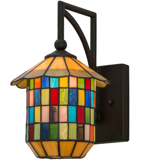 Meyda Tiffany Meyer Lantern 155874 Wall Light - Oil Rubbed Bronze