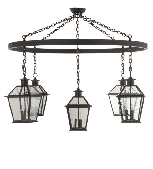 Meyda Tiffany Coach 155989 Chandelier Light - Steel