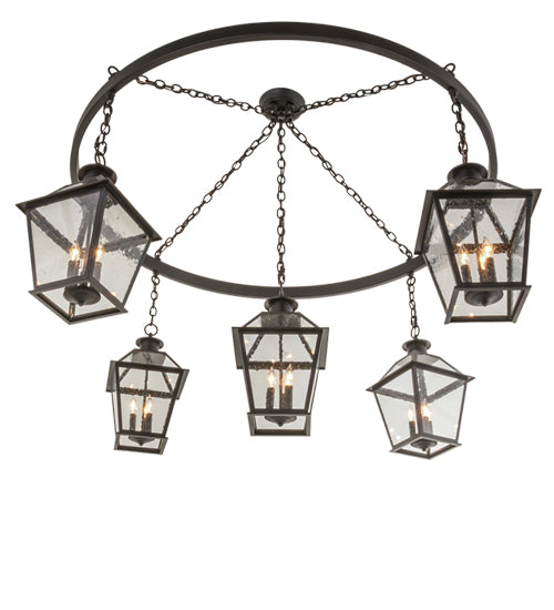 Meyda Tiffany Coach 155989 Chandelier Light - Steel