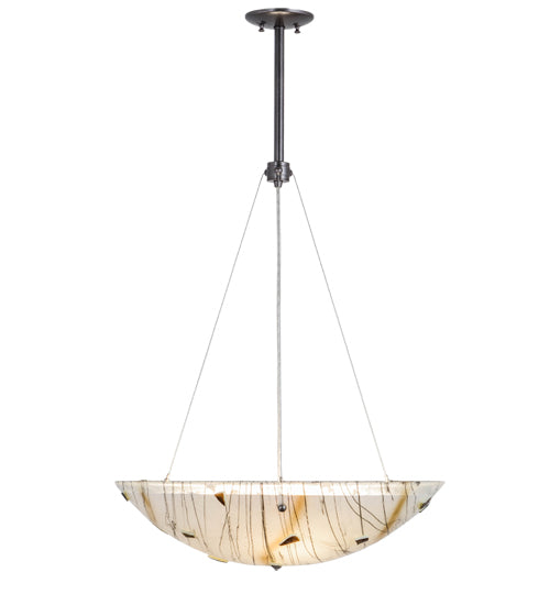 Meyda Tiffany Metro Fusion 156008 Pendant Light - Cosmic Silver Vein