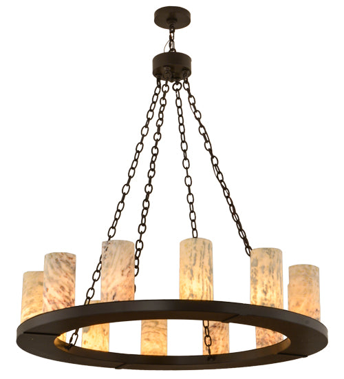 Meyda Tiffany Loxley 156030 Chandelier Light - Timeless Bronze