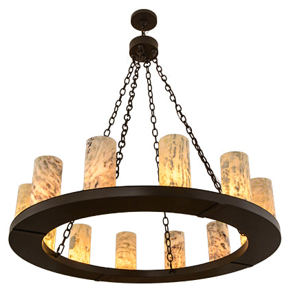 Meyda Tiffany Loxley 156030 Chandelier Light - Timeless Bronze