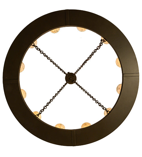 Meyda Tiffany Loxley 156030 Chandelier Light - Timeless Bronze