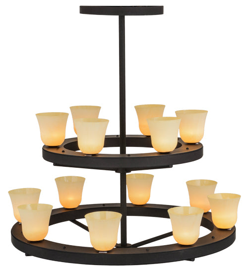 Meyda Tiffany Loxley 156085 Chandelier Light - Dark Roast