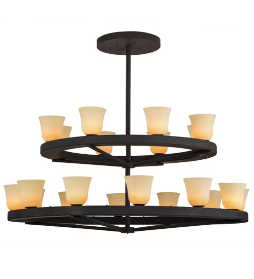 Meyda Tiffany Loxley 156086 Chandelier Light - Dark Roast