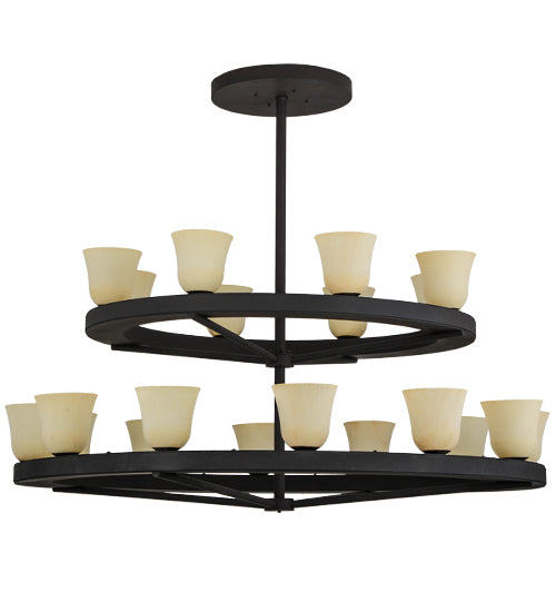 Meyda Tiffany Loxley 156086 Chandelier Light - Dark Roast