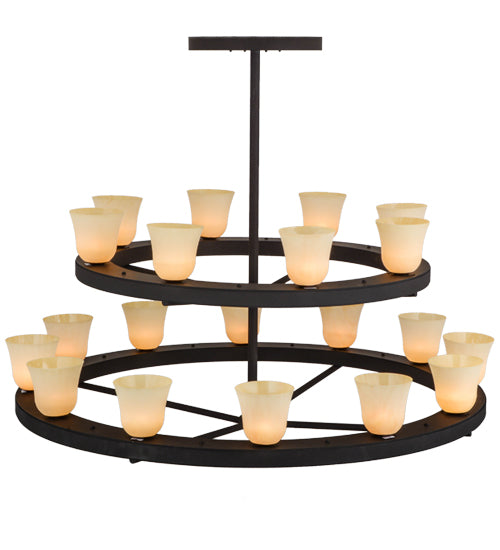 Meyda Tiffany Loxley 156086 Chandelier Light - Dark Roast
