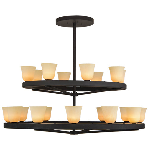 Meyda Tiffany Loxley 156086 Chandelier Light - Dark Roast