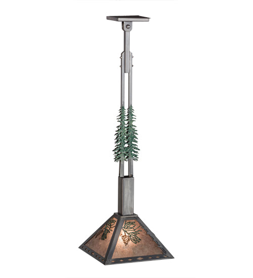 Meyda Tiffany Winter Pine 156198 Pendant Light - Steel, Rust