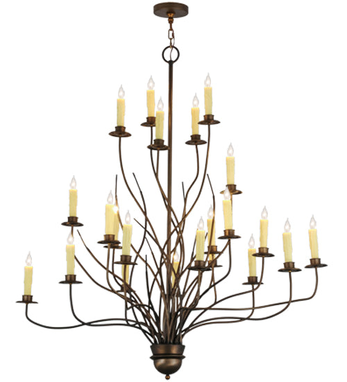 Meyda Tiffany Sycamore 156313 Chandelier Light - Antique Copper
