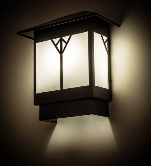 Meyda Tiffany Lighting 156314 Cumberland Led Wall Sconce Outdoor Bronze / Dark