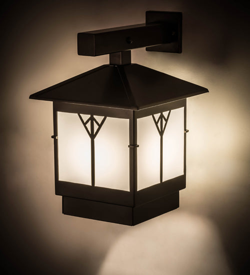 Meyda Tiffany Lighting 156321 Cumberland Led Wall Sconce Outdoor Bronze / Dark