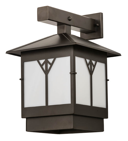 Meyda Tiffany Lighting 156321 Cumberland Led Wall Sconce Outdoor Bronze / Dark
