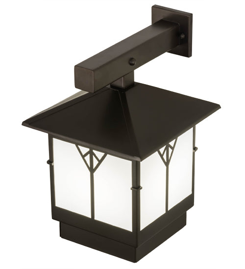 Meyda Tiffany Lighting 156321 Cumberland Led Wall Sconce Outdoor Bronze / Dark