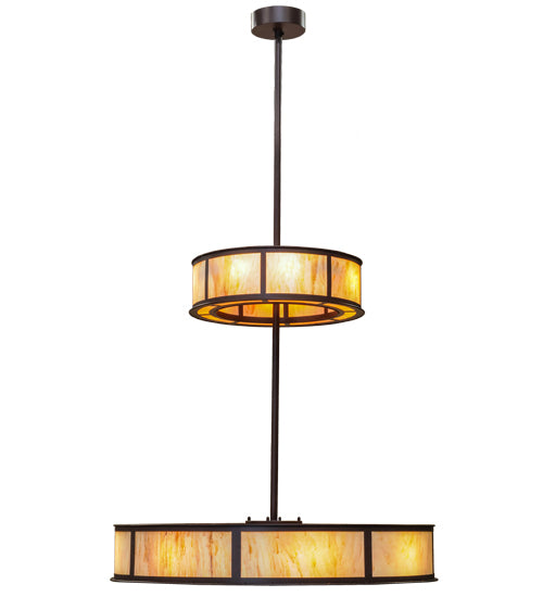 Meyda Tiffany Lighting 156408 Smythe Craftsman 16 Light Chandel-Air Decor Bronze / Dark