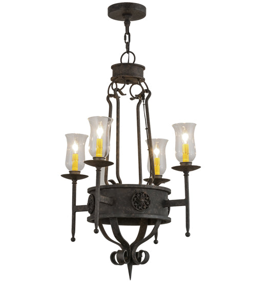 Meyda Tiffany Lorenzo 156470 Chandelier Light - Polished Nickel