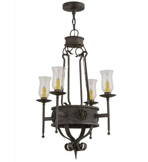 Meyda Tiffany Lorenzo 156470 Chandelier Light - Polished Nickel