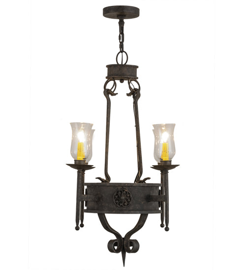 Meyda Tiffany Lorenzo 156470 Chandelier Light - Polished Nickel