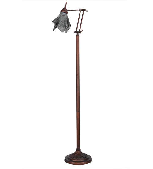 Meyda Tiffany Lighting 156568 Metro Fusion One Light Floor Lamp Lamp Bronze / Dark