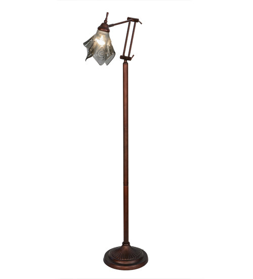 Meyda Tiffany Lighting 156568 Metro Fusion One Light Floor Lamp Lamp Bronze / Dark