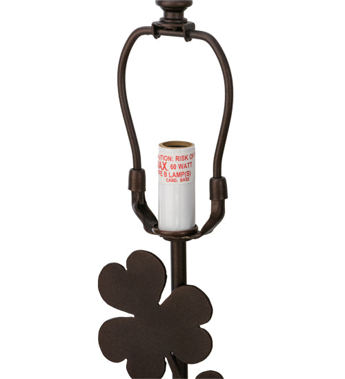 Meyda Tiffany Lighting 156586 Shamrock One Light Accent Lamp Lamp Bronze / Dark