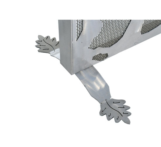 Meyda Tiffany Lighting 15672 Fly Fishing Creek Fireplace Screen Home Decor Pewter, Nickel, Silver
