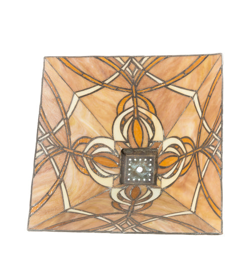 Meyda Tiffany Lighting 156822 Glasgow Bungalow Shade Lamp Shade Bronze / Dark