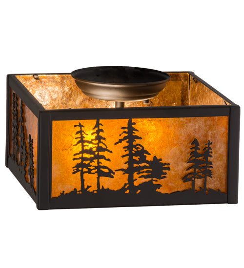 Meyda Tiffany Tall Pines 157088 Ceiling Light - Oil Rubbed Bronze