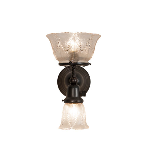 Meyda Tiffany Revival 157107 Wall Light - Craftsman Brown