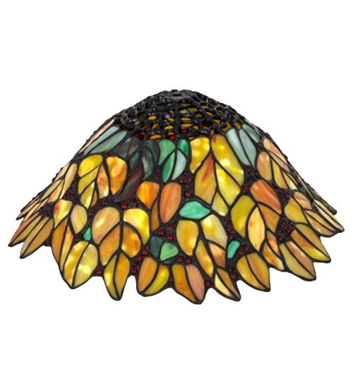 Meyda Tiffany Lighting 157249 Follaje Shade Lamp Shade Multicolored