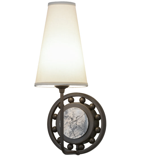 Meyda Tiffany Valdosta 157269 Wall Light - Timeless Bronze,Chrome