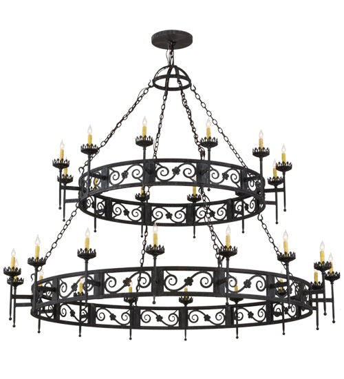 Meyda Tiffany Majella 157277 Chandelier Light - Craftsman Brown