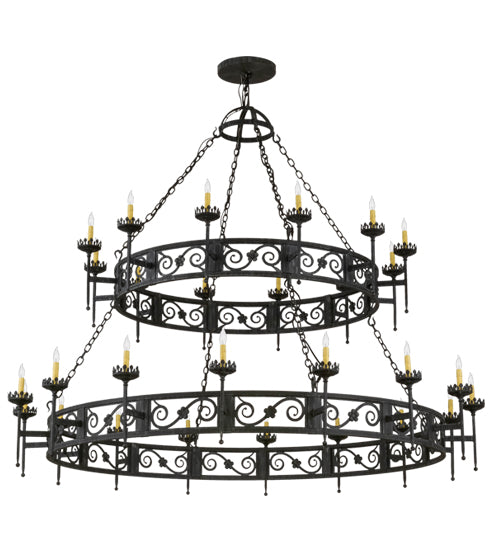 Meyda Tiffany Majella 157277 Chandelier Light - Craftsman Brown