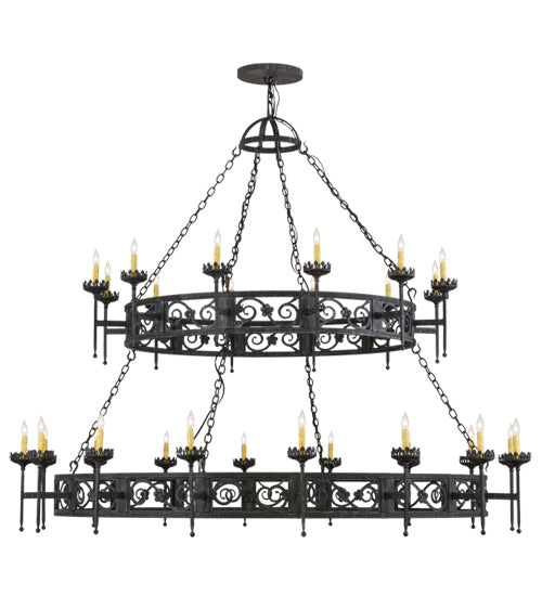 Meyda Tiffany Majella 157277 Chandelier Light - Craftsman Brown