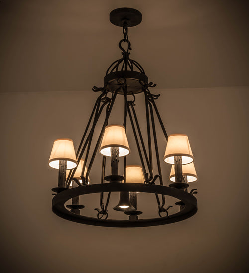 Meyda Tiffany Lakeshore 157287 Chandelier Light - Custom,Mahogany Bronze