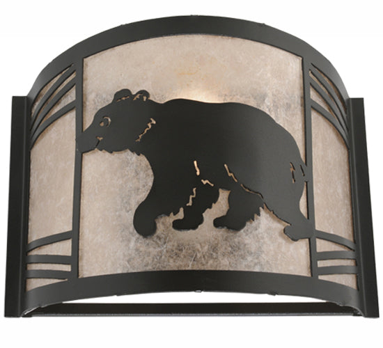 Meyda Tiffany Happy Bear On The Loose 157293 Wall Light - Antique Copper