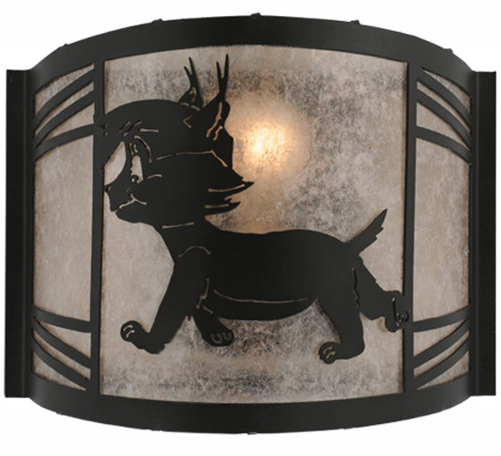 Meyda Tiffany Lynx On The Loose 157296 Wall Light - Polished Nickel